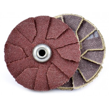 2" x 8-32 Spin-On Overlap Disc, 60 Grit
