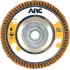 4-1/2" x 5/8"-11 T29 - Angle Face Performance Coated PREDATOR Aluminum Flap Disc, 40 Grit