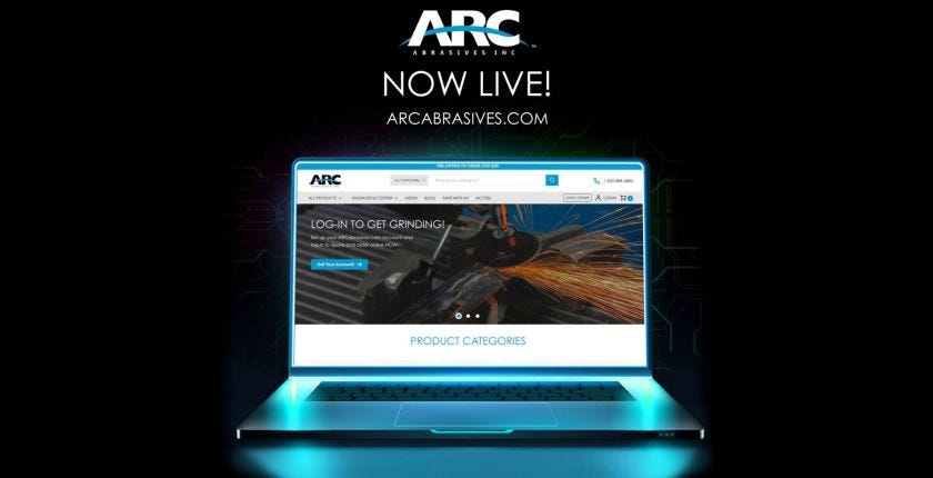 ARC Abrasives Launches New Website to Enhance Customer Experience