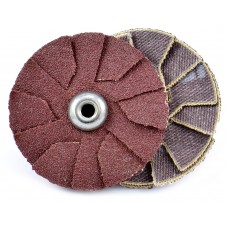 3" x 1/4"-20 Spin-On Overlap Disc, 180 Grit